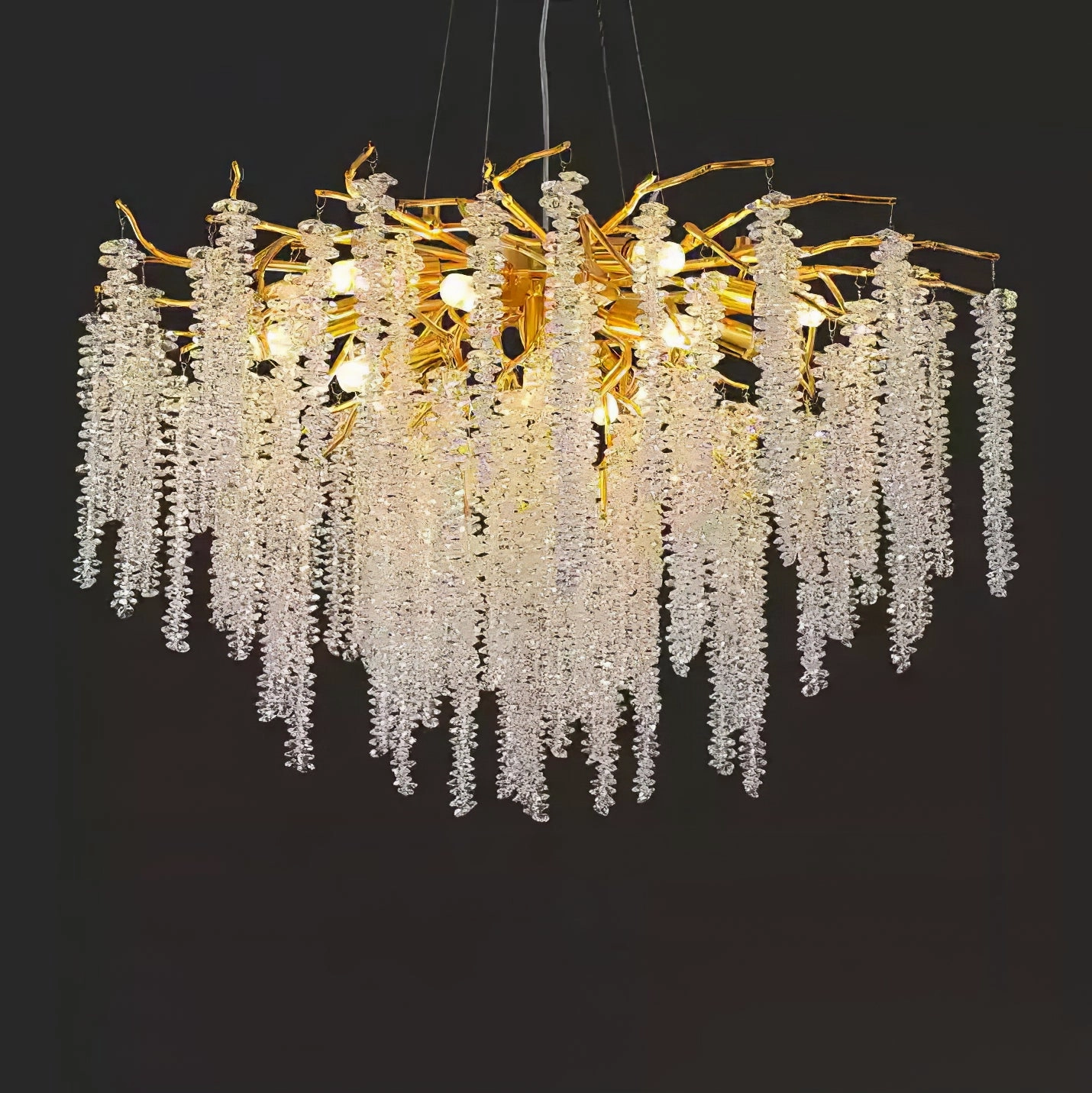 Wisteria Flower Crystal Chandelier