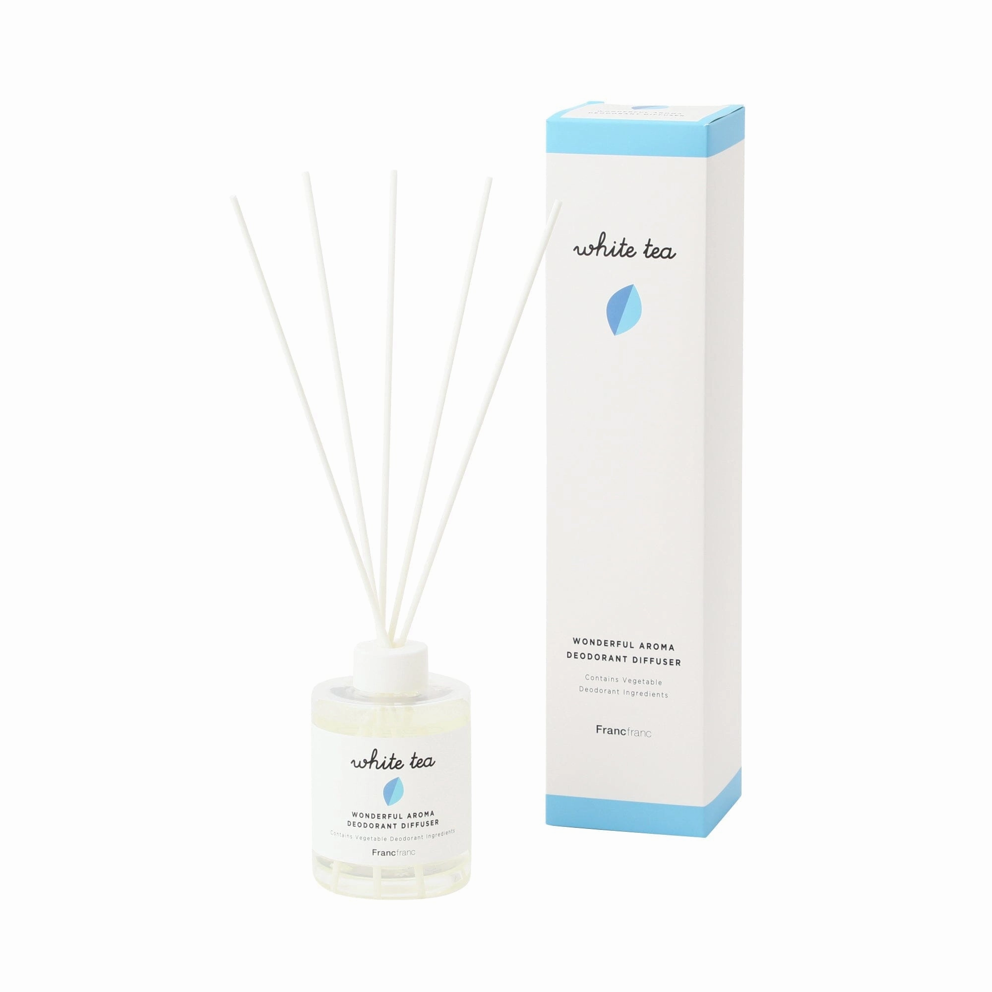 Wonderful Aroma 2 Reed Diffuser White Teadecorative vase ,Modern Ceramic Vase for Home Decoration 