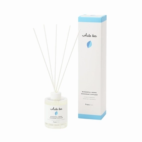 Wonderful Aroma 2 Reed Diffuser White Teadecorative vase ,Modern Ceramic Vase for Home Decoration 