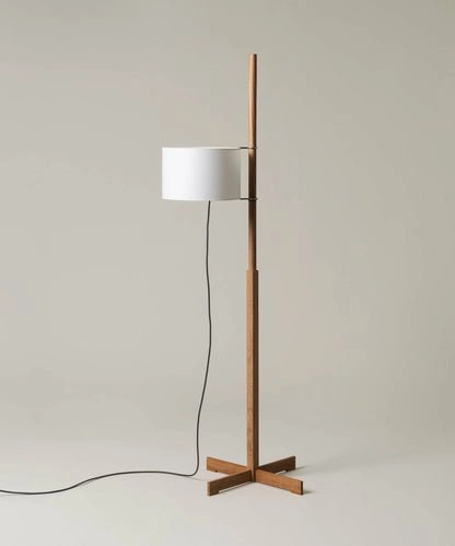 Wood Tmm Floor Lamp