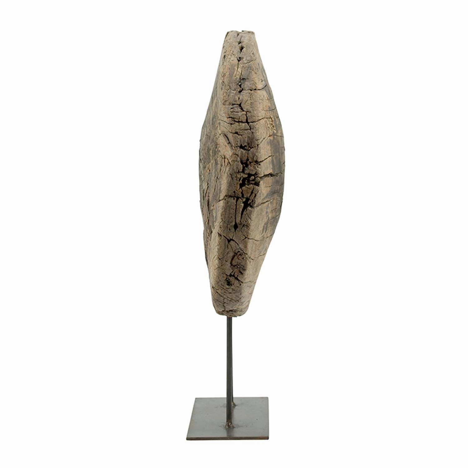Wooden Wheel Sculpture