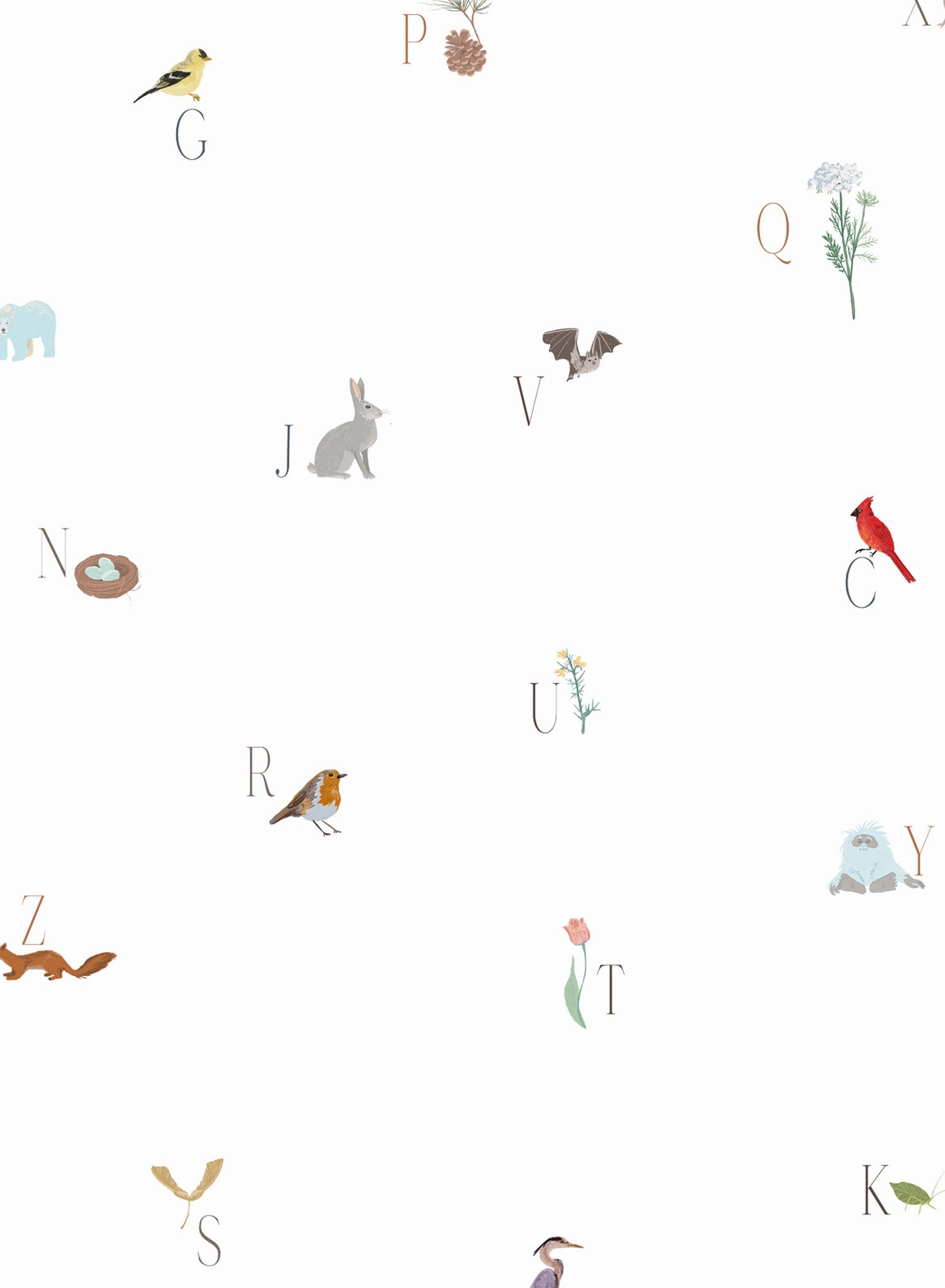 Woodland Lesson in English, Wallpaper