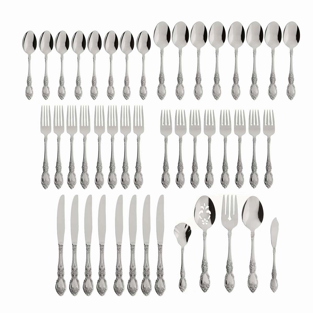 Wordsworth 45 Piece Flatware Set