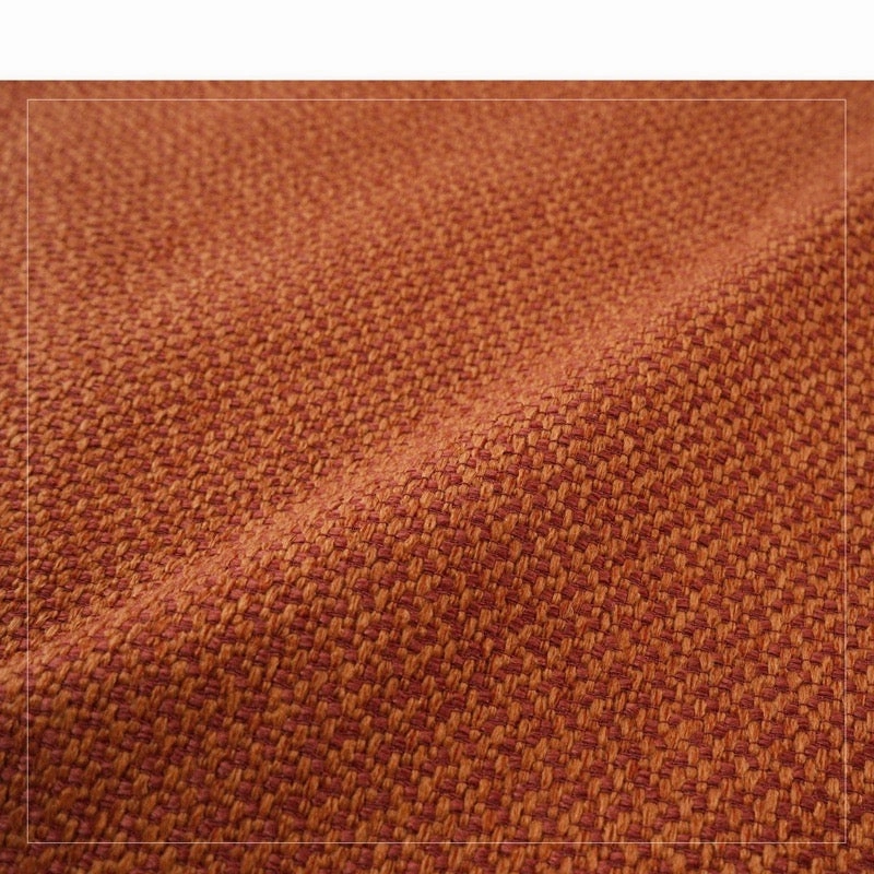 Woven Burnt Orange Throw Cushion