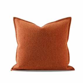 Woven Burnt Orange Throw Cushionhome decoration ,modern home decor 