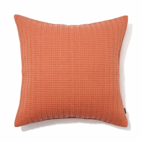 Woven Check Cushion Cover 450 X 450 Orangebedding sets ,throw blankets 