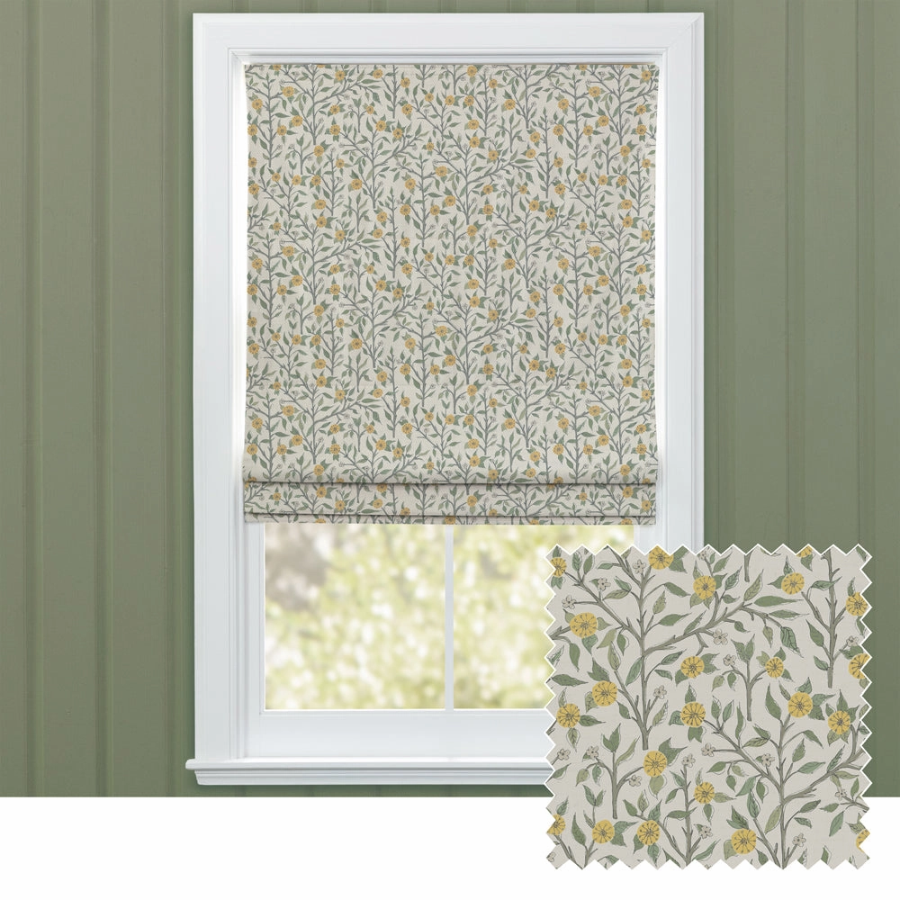 Yamuna Printed Cotton Made to Measure Roman Blinds Marigoldhome decor ,wall decor 