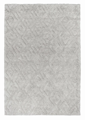 Yasmin Grey Tribal PET Rug *NO RETURNS UNLESS FAULTYmodern color block patchwork rug
