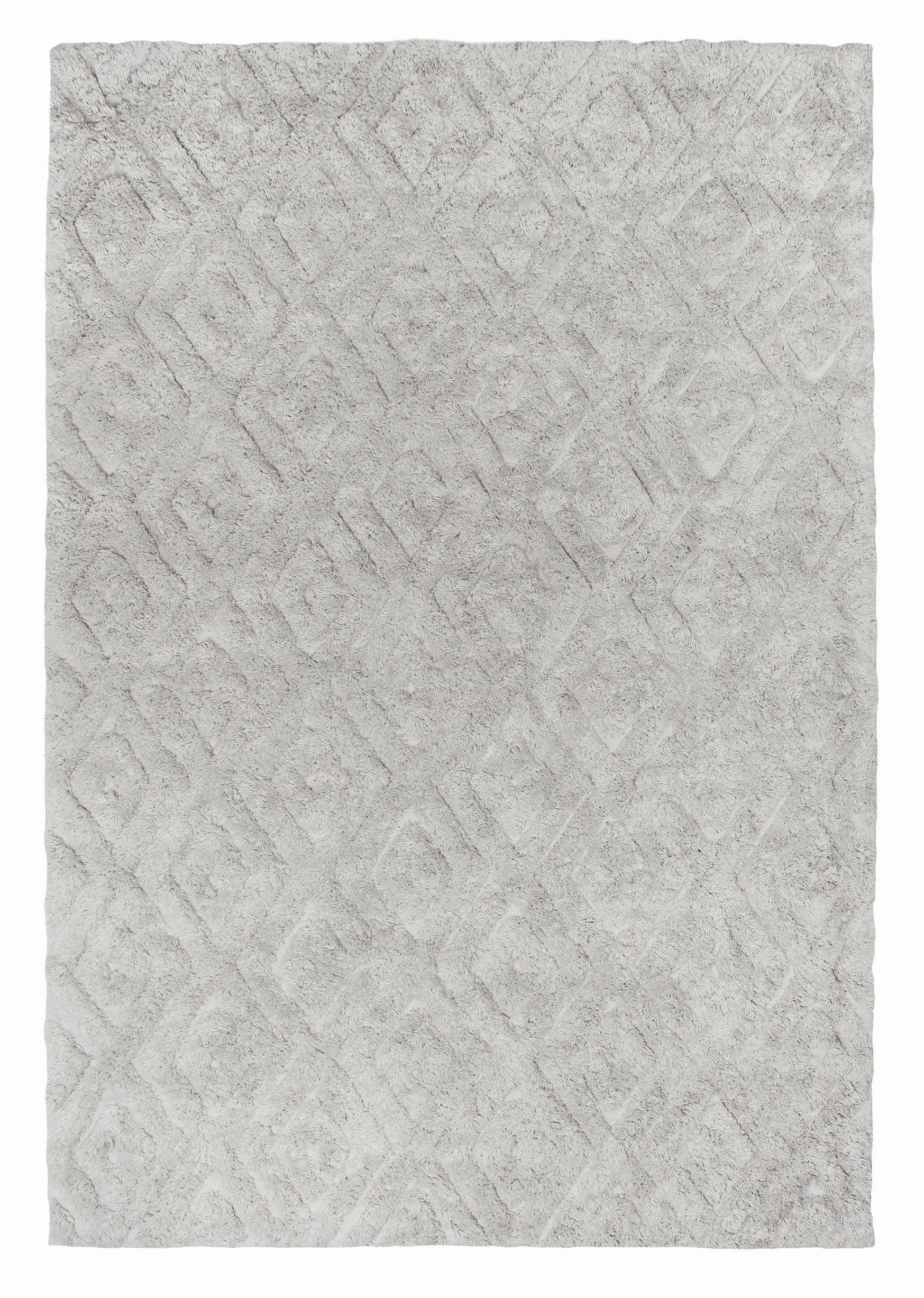 Yasmin Grey Tribal PET Rug *NO RETURNS UNLESS FAULTYmodern color block patchwork rug