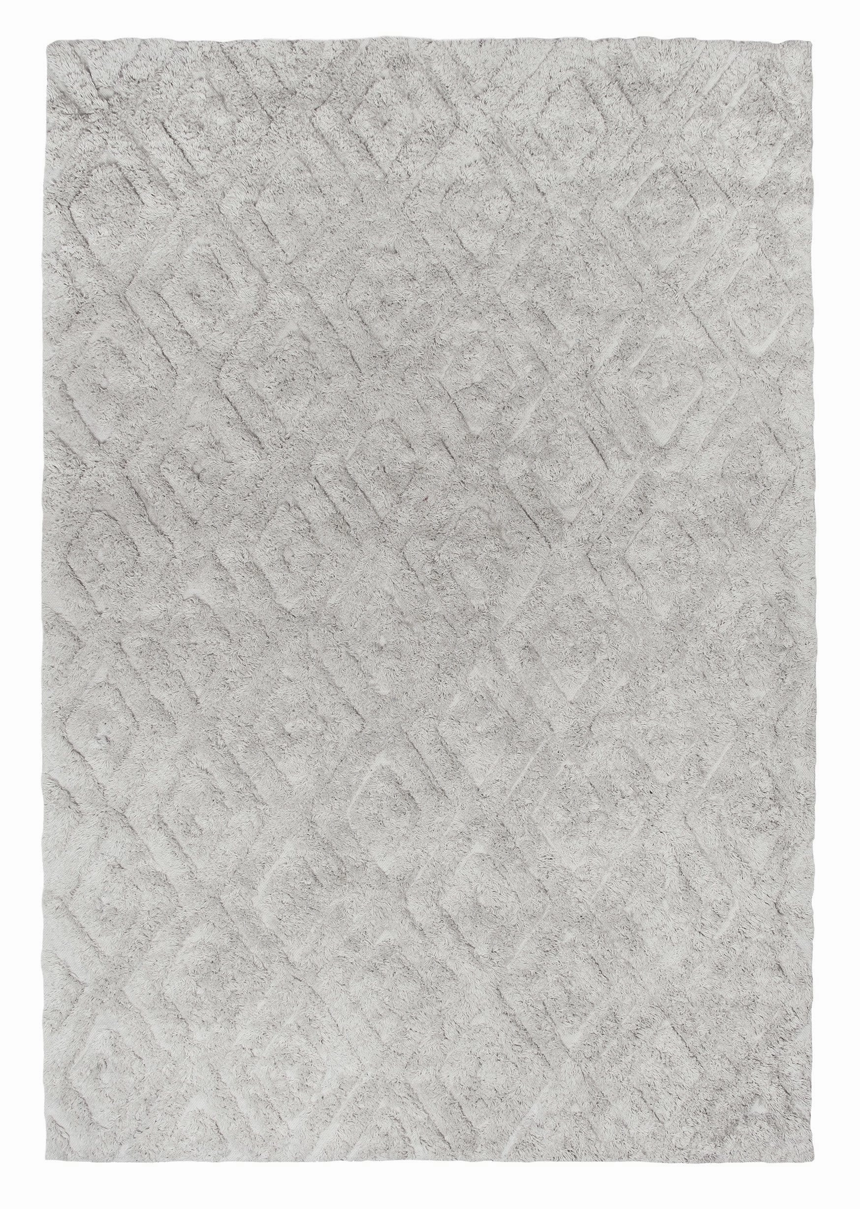 Yasmin Grey Tribal PET Rug *NO RETURNS UNLESS FAULTYmodern color block patchwork rug