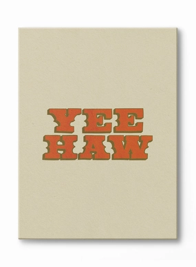 Yee Haw!, Canvasindoor decorative canvas print