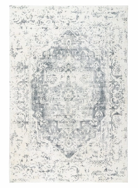 Yelina Cream and Grey Distressed Washable Rugmodern color block patchwork rug