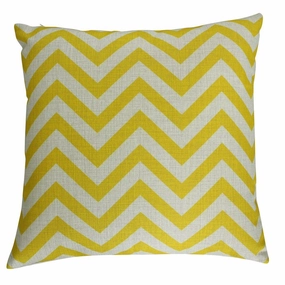 Yellow Chevron Pattern Throw Cushionhome decoration ,modern home decor 