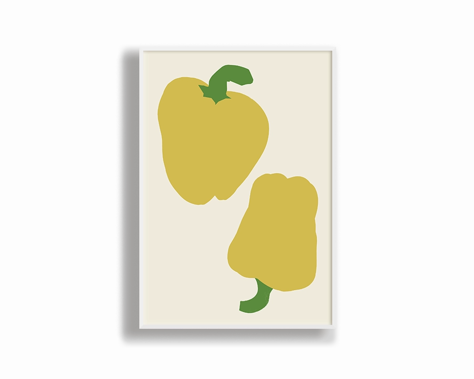 Yellow Paprikas Portrait