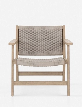 Ylva Indoor / Outdoor Accent Chair, Naturaloutdoor wrought iron plant stand
