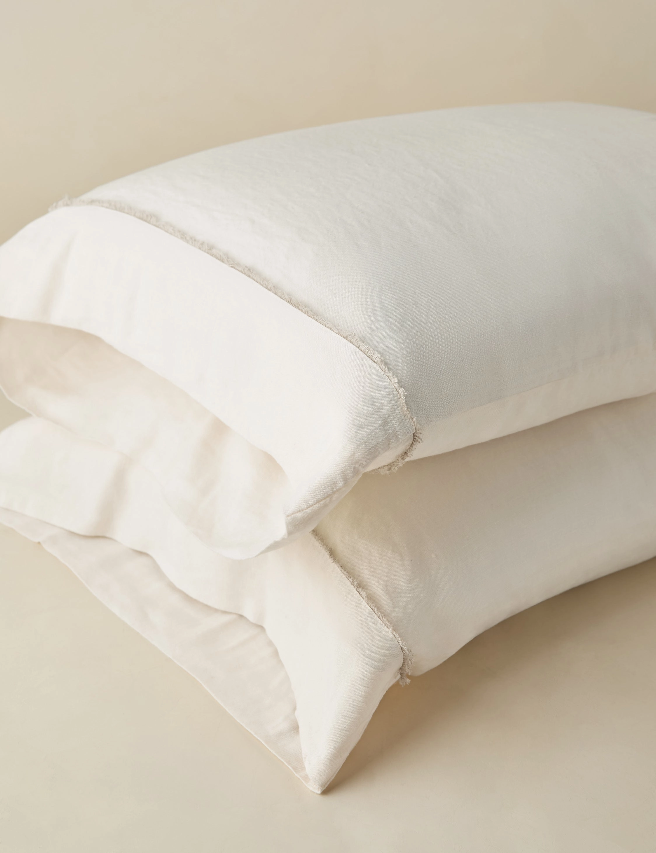 Yuka European Flax Linen? Bamboo Pillowcases (Set of 2) by DISC Interiors