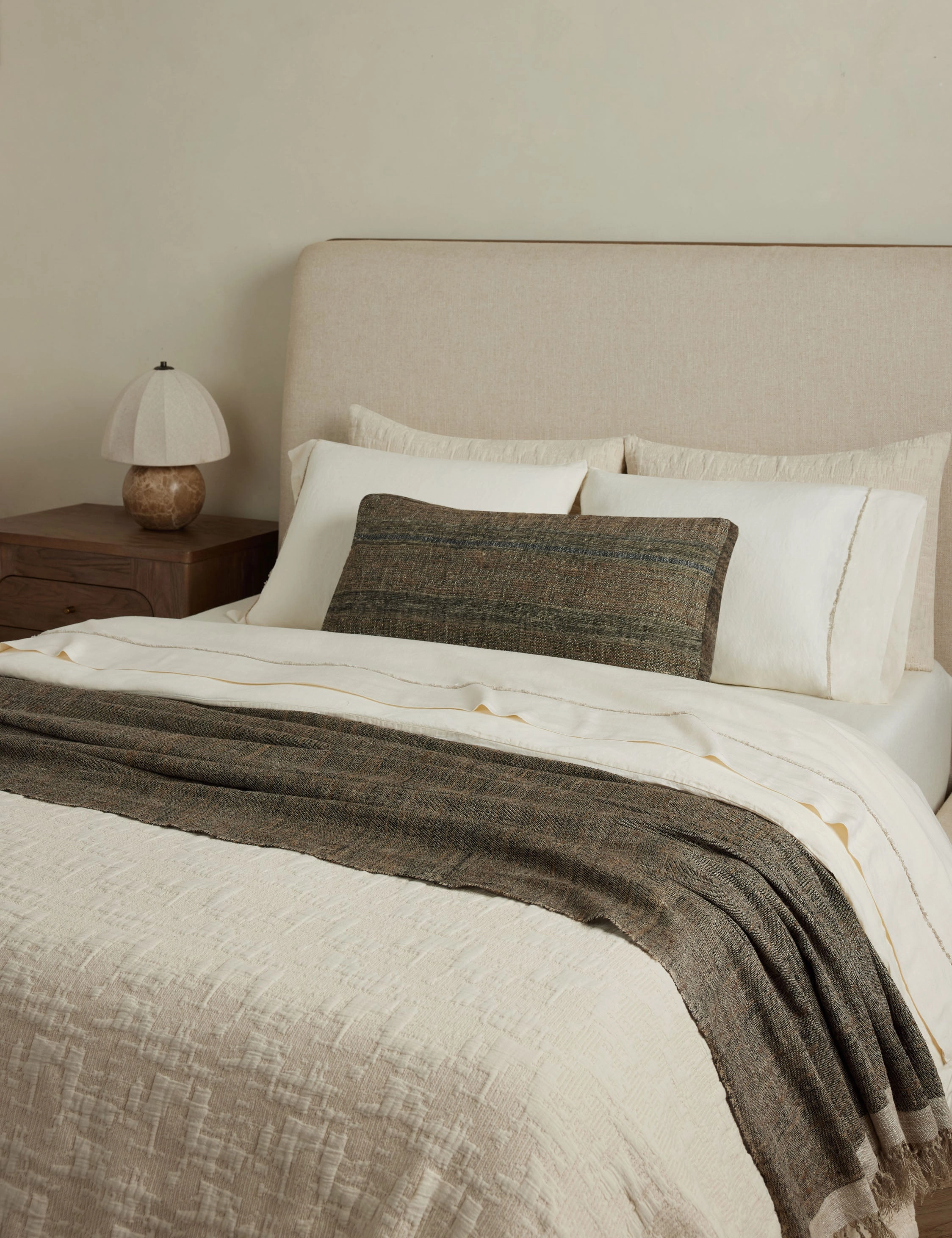 Yuka European Flax Linen? Bamboo Sheet Set by DISC Interiors