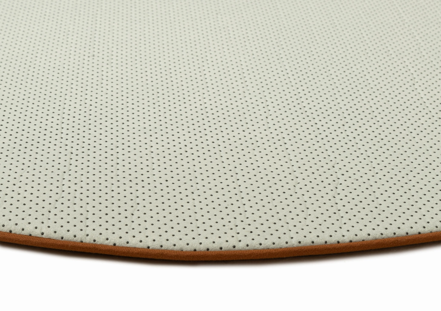 Yuri Brown Leaves Rollie Pollie Round Playmat