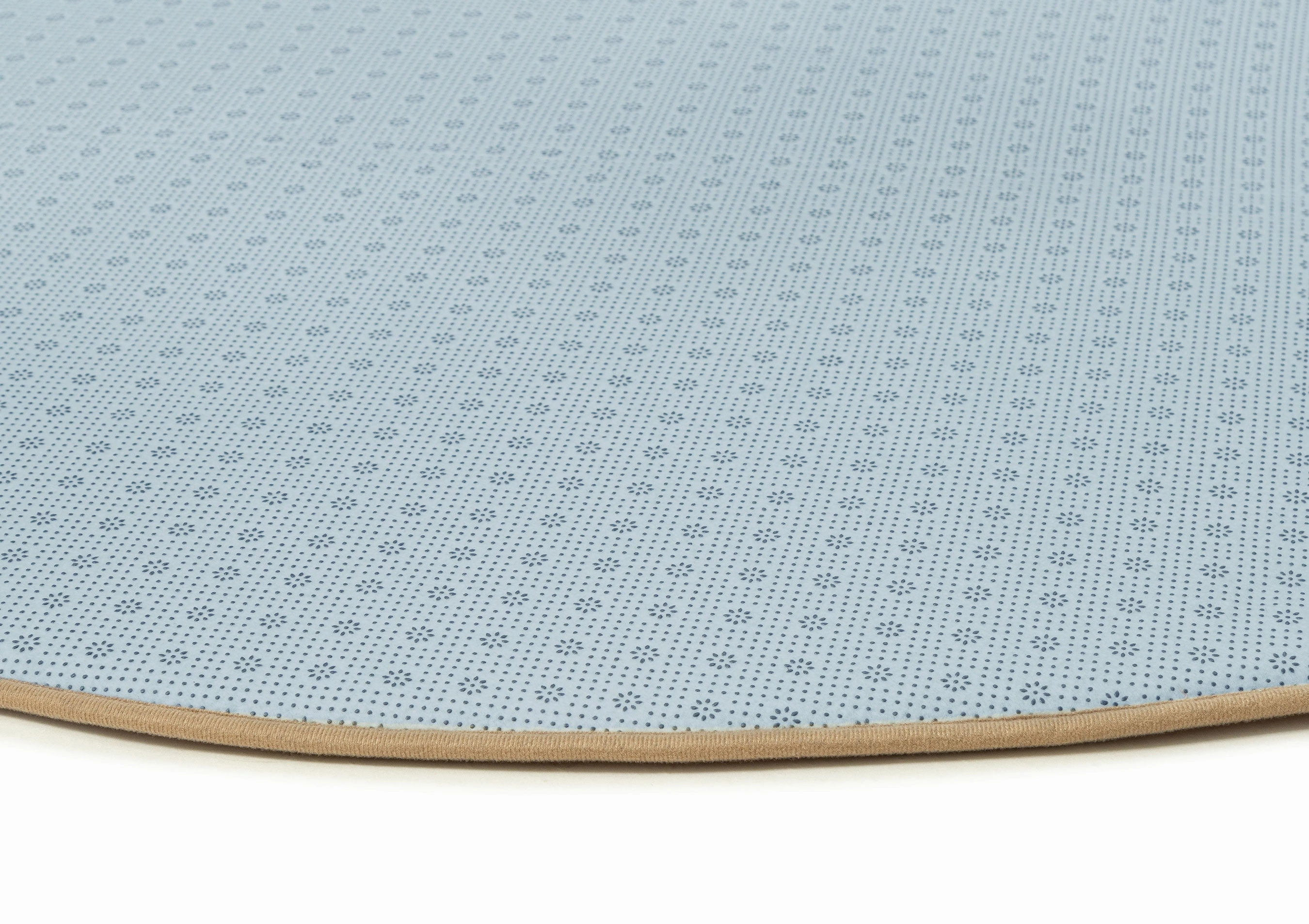 Zell Teracotta Brown Plush Rollie Pollie Round Playmat