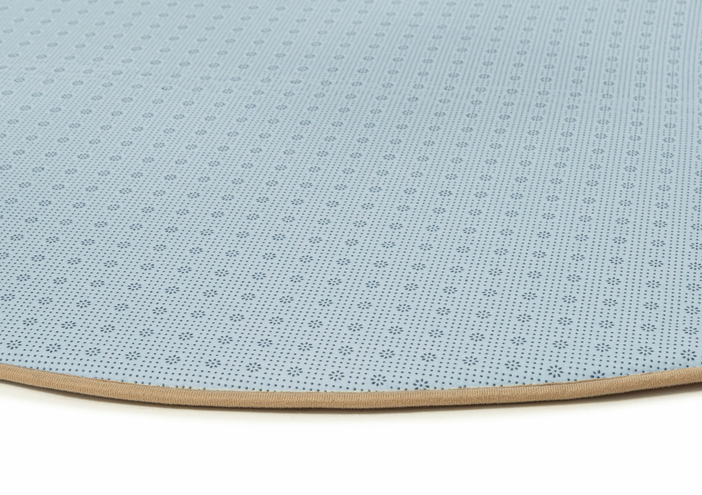 Zell Teracotta Brown Plush Rollie Pollie Round Playmat