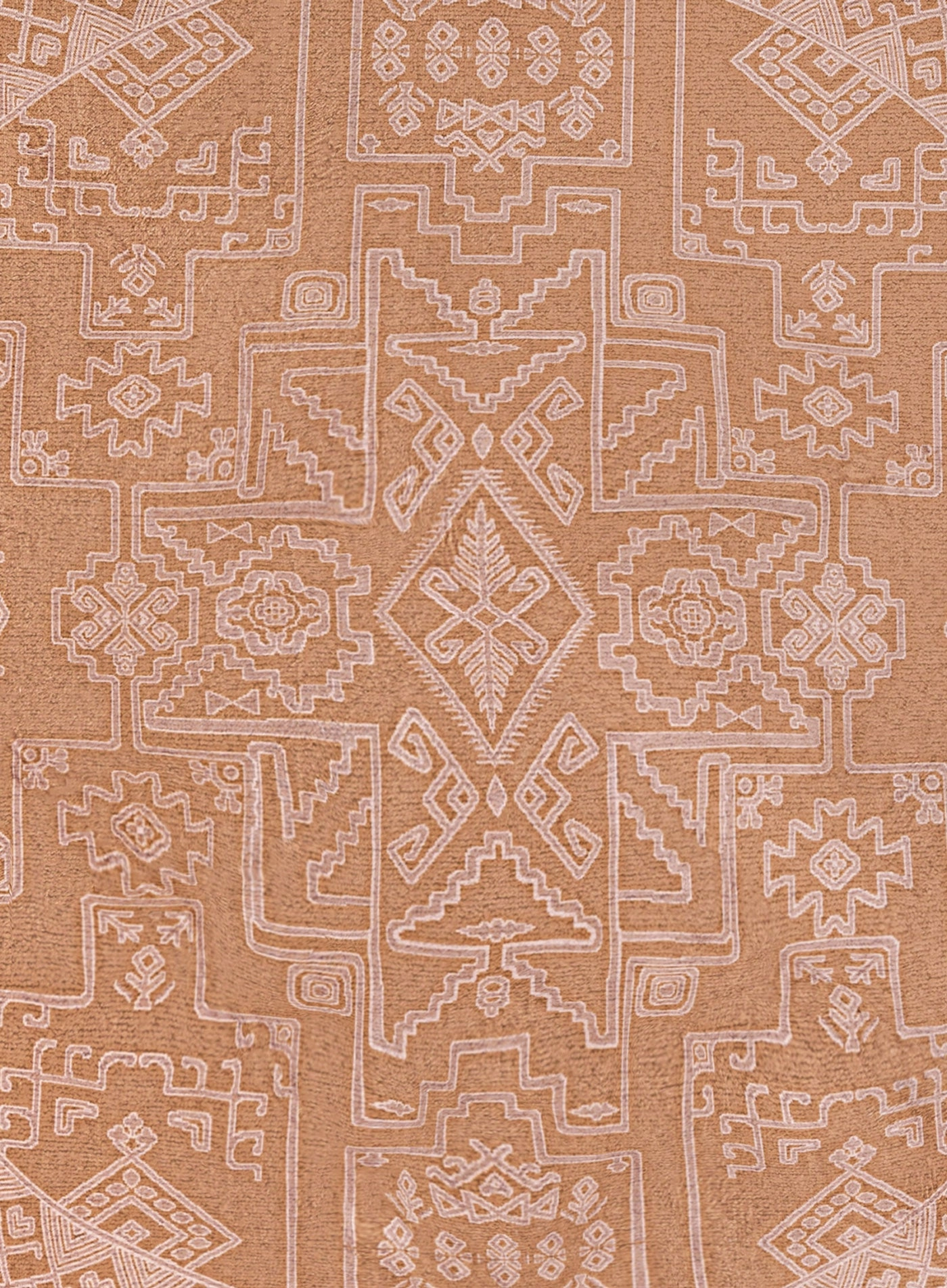 Zell Teracotta Brown Plush Rollie Pollie Round Playmat
