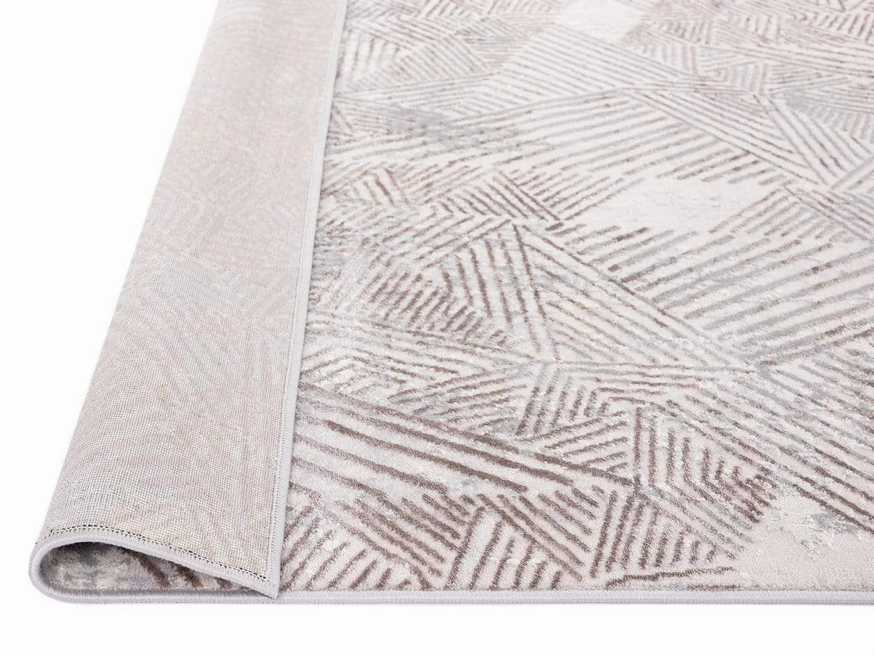 Zenia Brown Grey And Ivory Distressed Tribal Rug *NO RETURNS UNLESS FAULTY