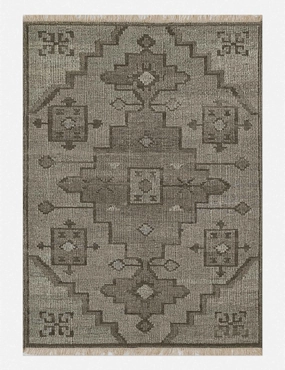 Zephyr Handwoven Wool Rugmodern color block patchwork rug