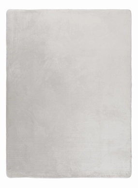 Zia Grey Plush Rollie Pollie Playmatmodern color block patchwork rug