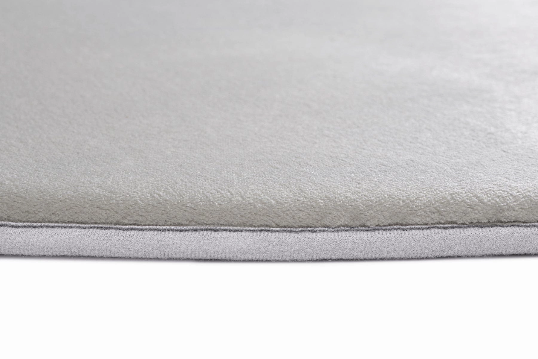 Zia Grey Plush Rollie Pollie Round Playmat