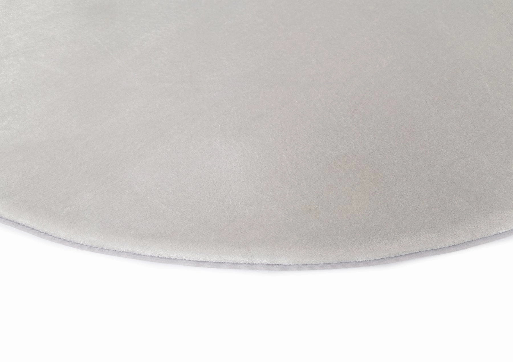 Zia Grey Plush Rollie Pollie Round Playmat
