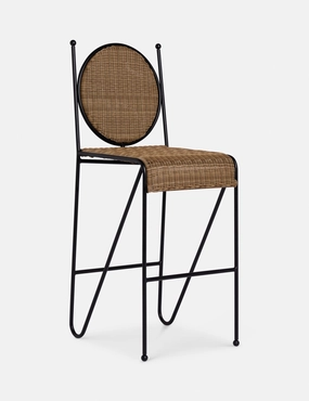 Ziggy Outdoor Barstool by Sarah Sherman Samueloutdoor wrought iron plant stand