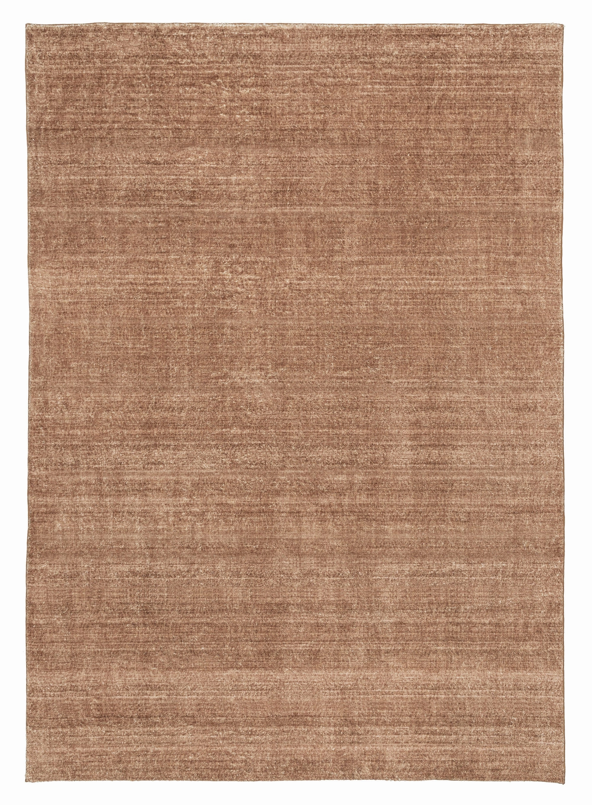 Zoey Brown Minimal Washable Rugmodern color block patchwork rug