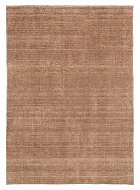 Zoey Brown Minimal Washable Rugmodern color block patchwork rug