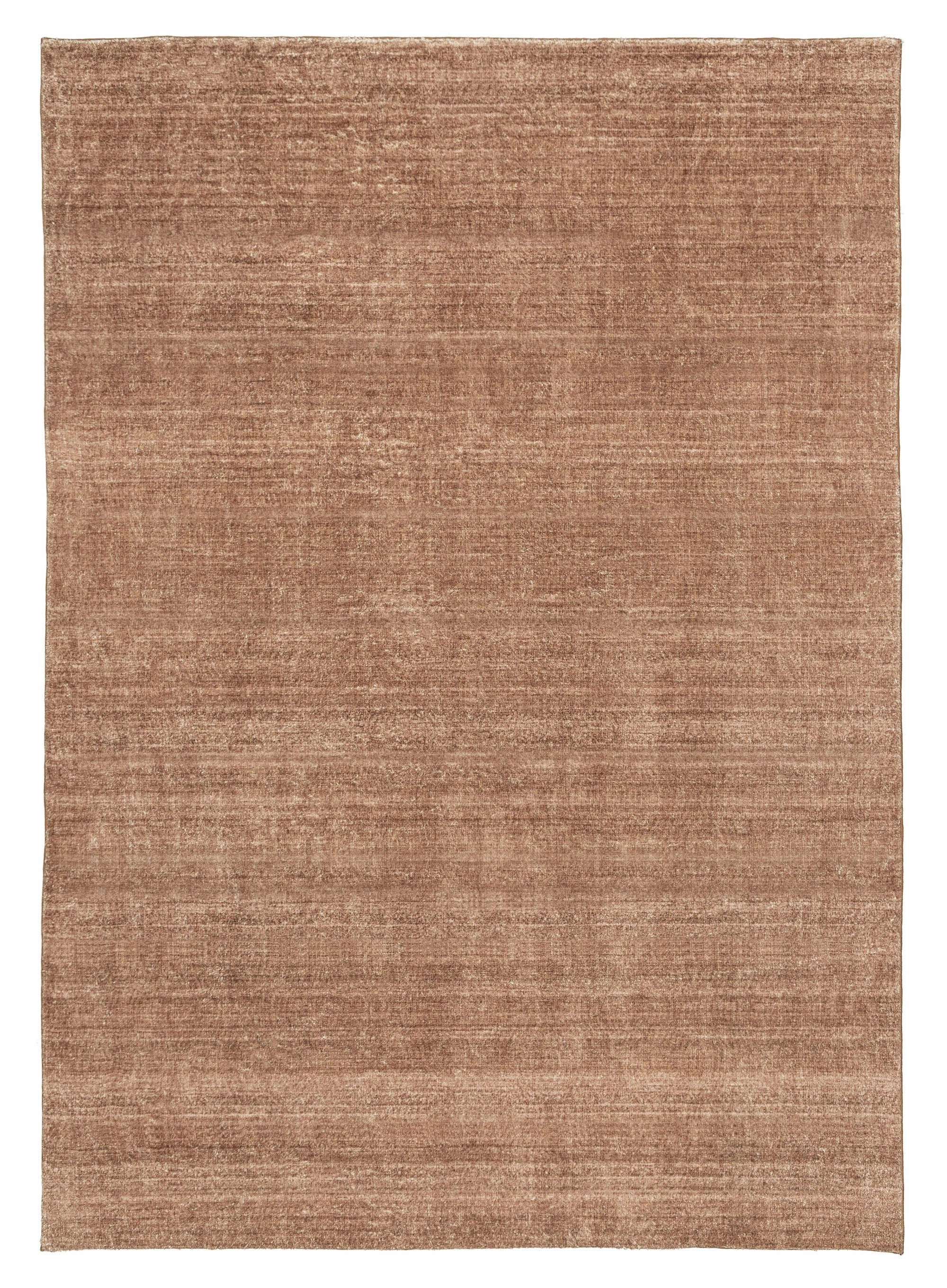 Zoey Brown Minimal Washable Rugmodern color block patchwork rug