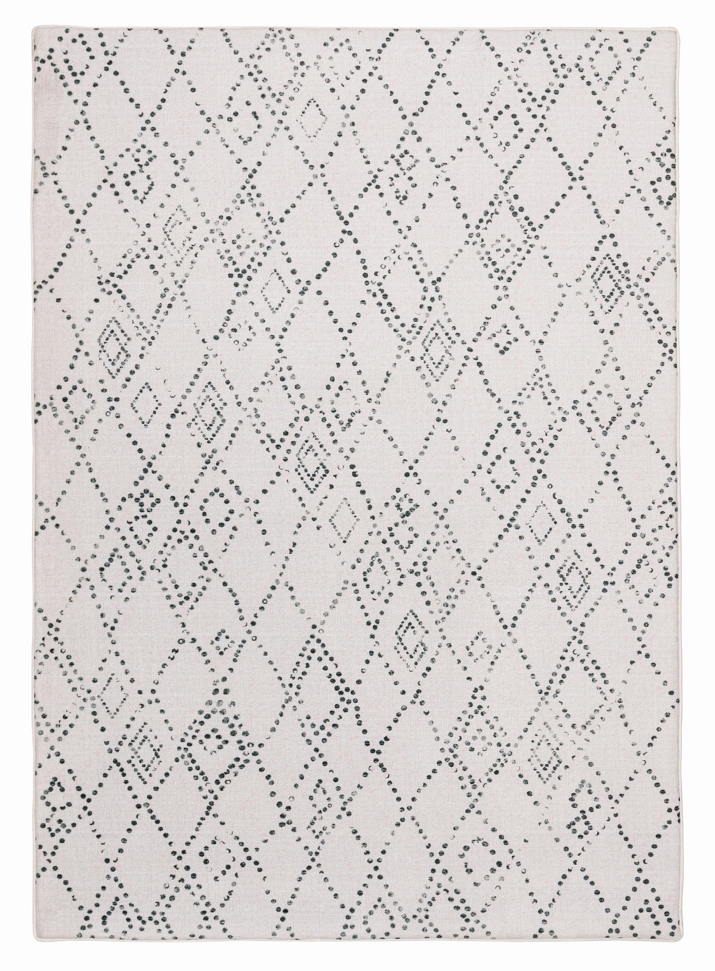 Zuca Grey Charcoal Plush Rollie Pollie Playmatmodern color block patchwork rug