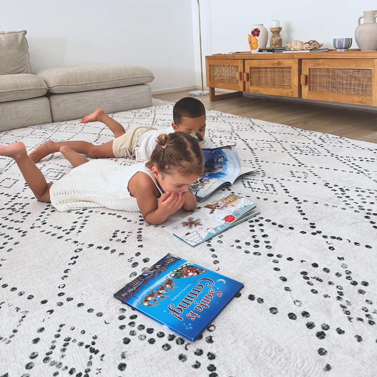 Zuca Grey Charcoal Plush Rollie Pollie Playmat