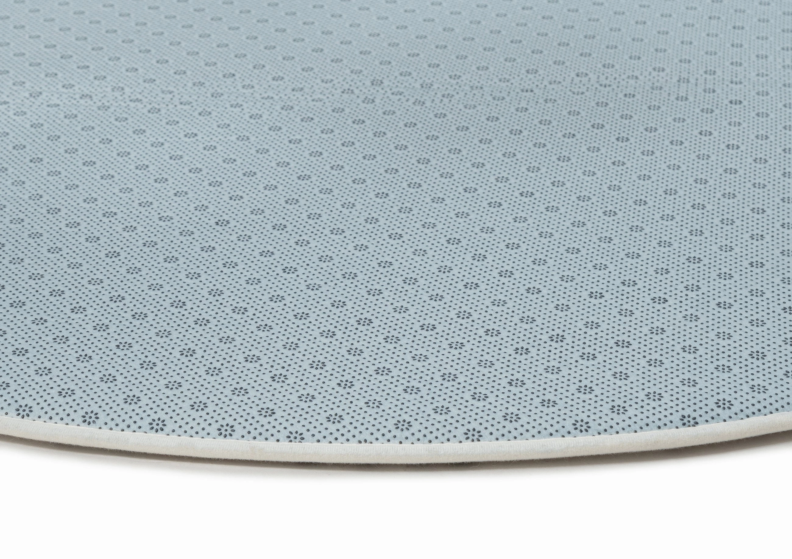Zuca Grey Charcoal Plush Rollie Pollie Round Playmat