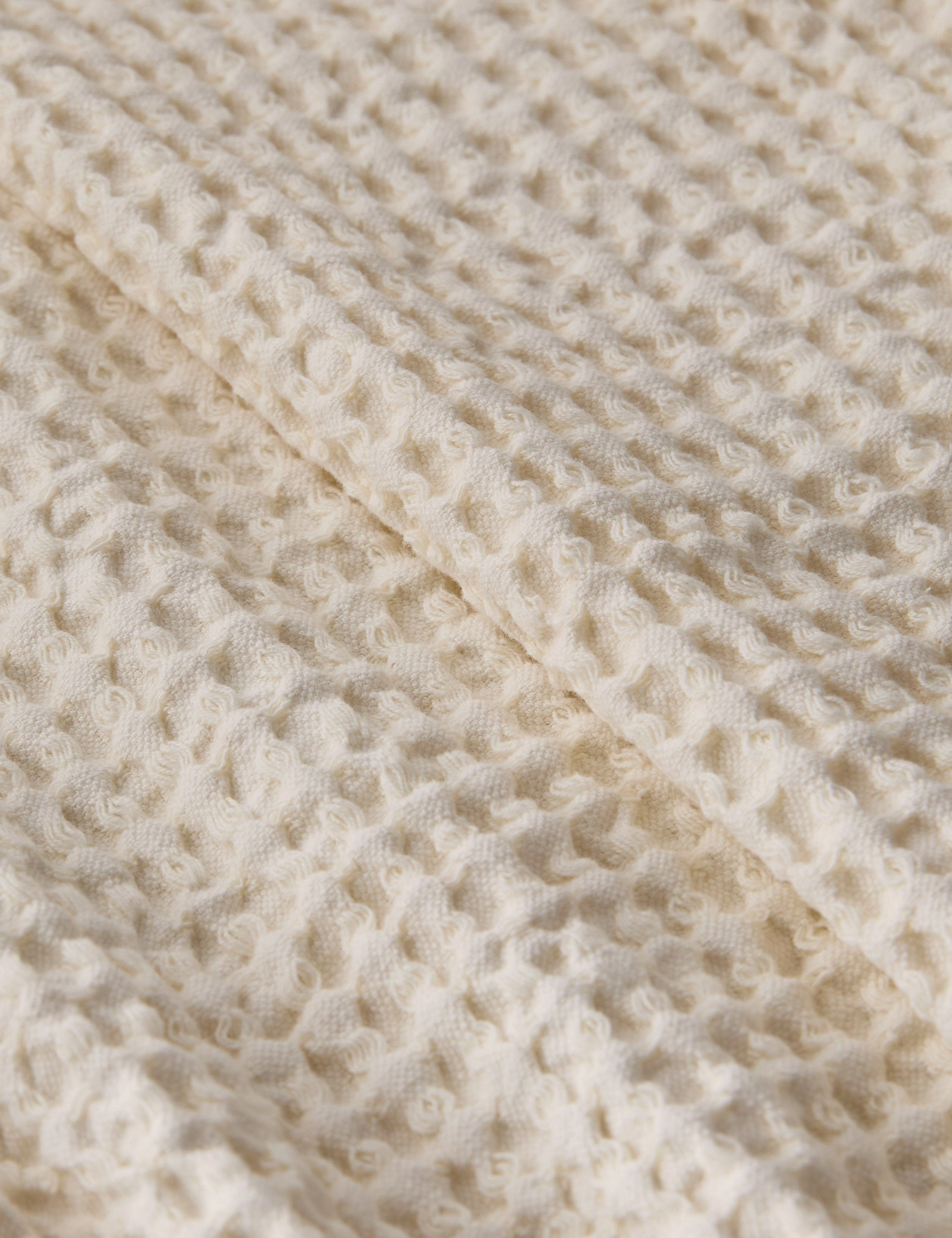 Zuma Cotton Waffle Weave Blanket by Pom Pom at Home