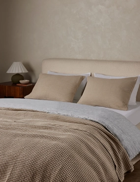 Zuma Cotton Waffle Weave Blanket by Pom Pom at Homebedding sets ,throw blankets 