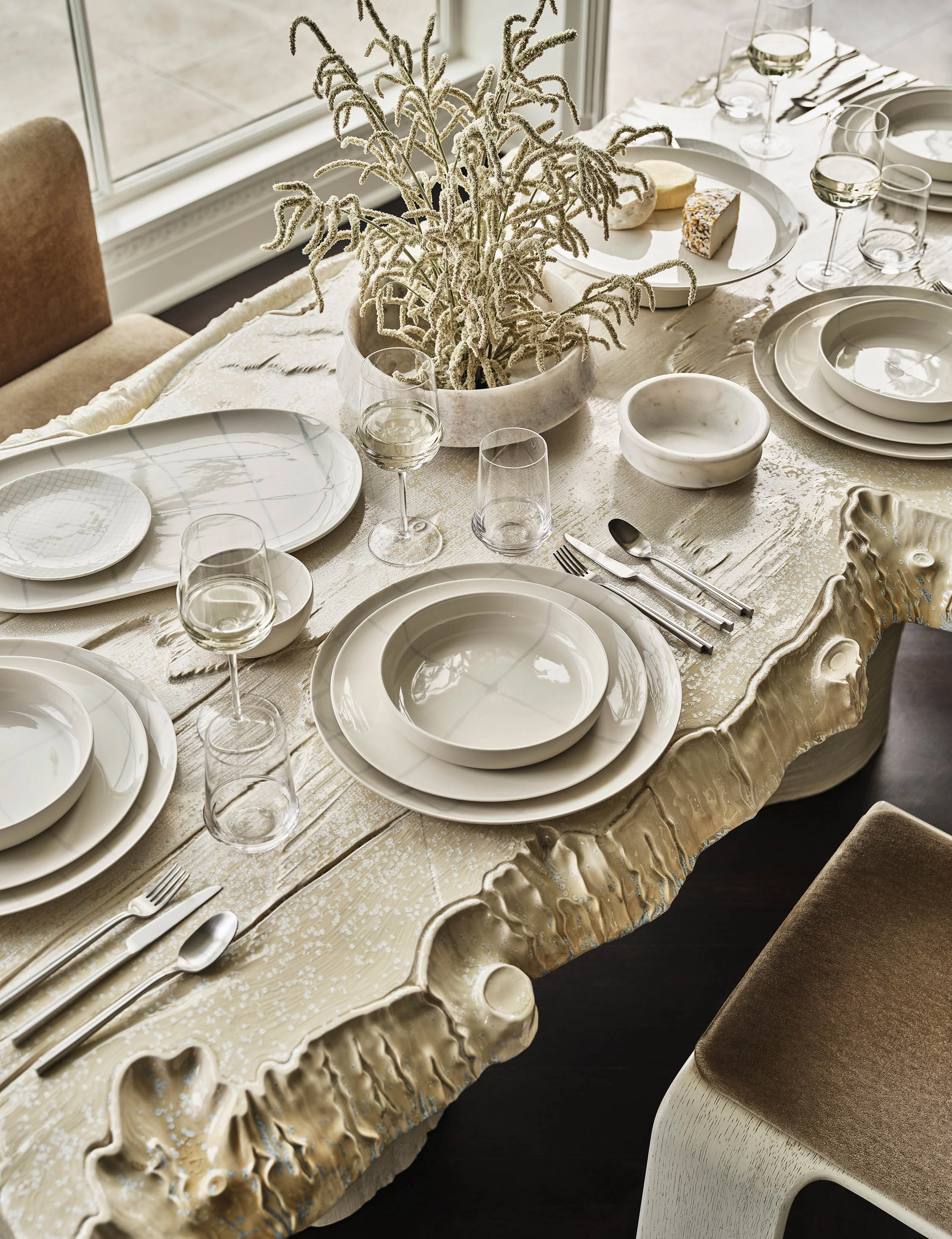 Zuma Porcelain Serveware by Kelly Wearstler x Seraxhome decor ,wall decor 